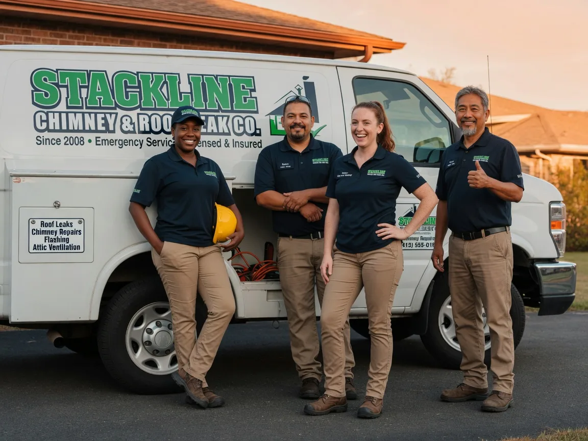 Chimney flashing repair company in Scranton, NC